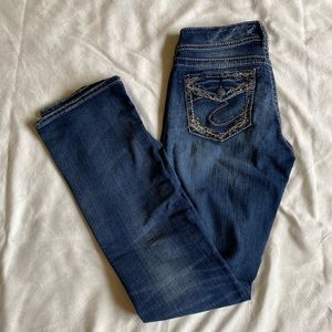 Silver Suki Mid Slim Boot Cut Jeans